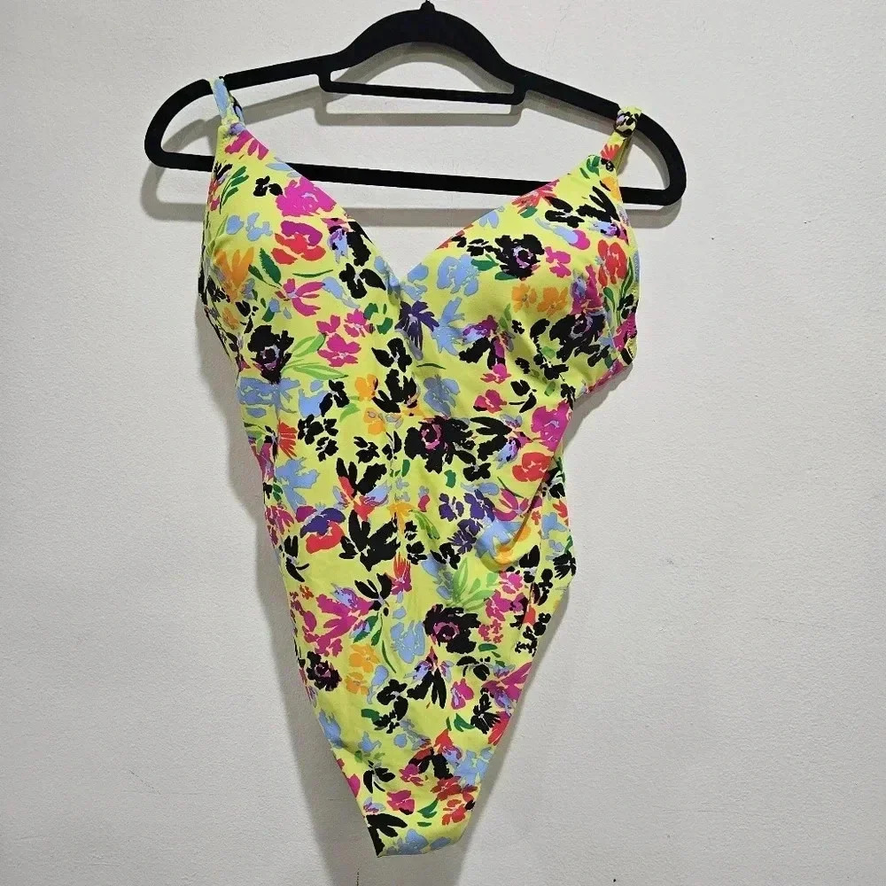 Bar III Floral Bathing Suit